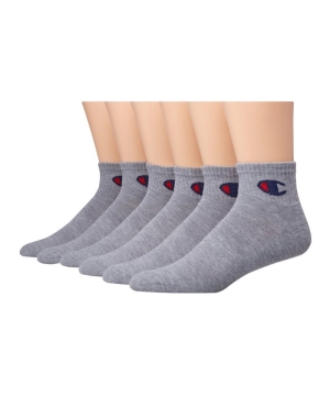 Champion Ankle C Logo 6 Pairs Hoodie Dam Grå | 7980452-AV
