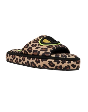 Champion Plush Print Sneakers Dam Bruna Svarta | 7081254-JH